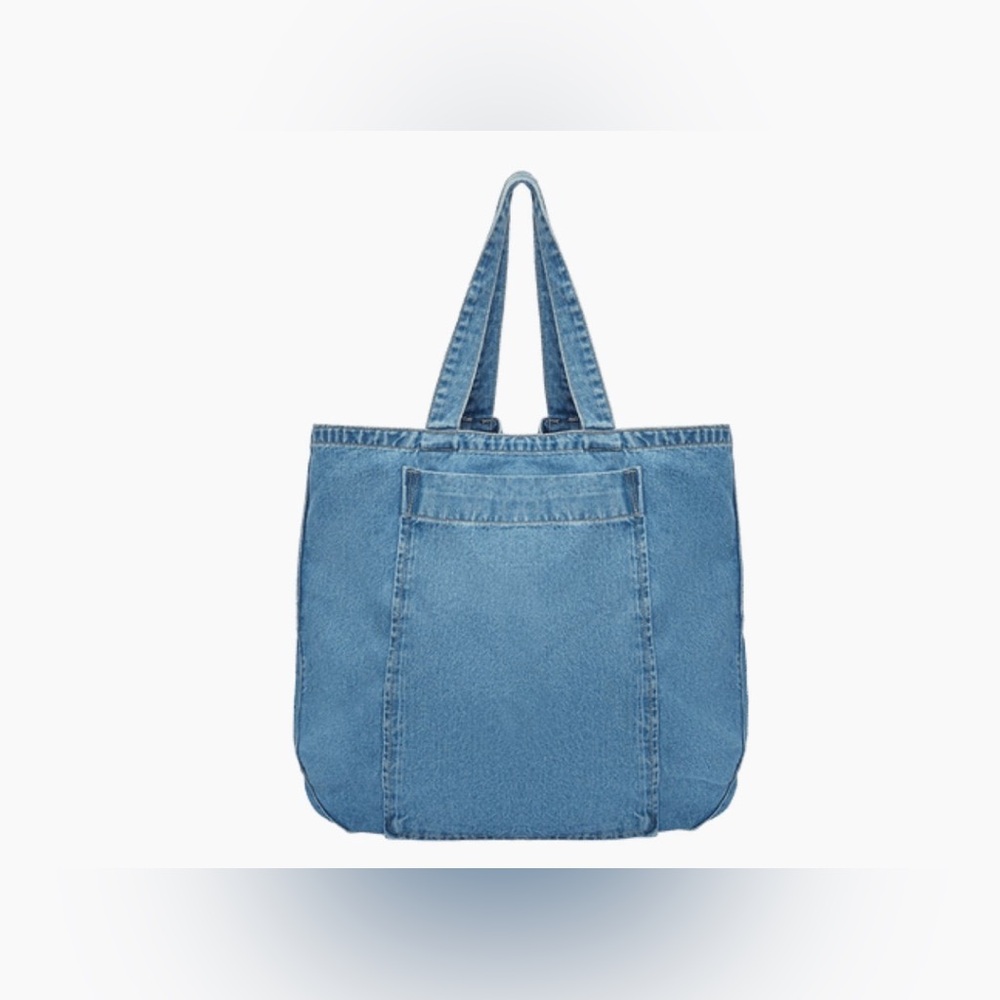 SUMMER & ROSE Oversized Tote Bag DENIM